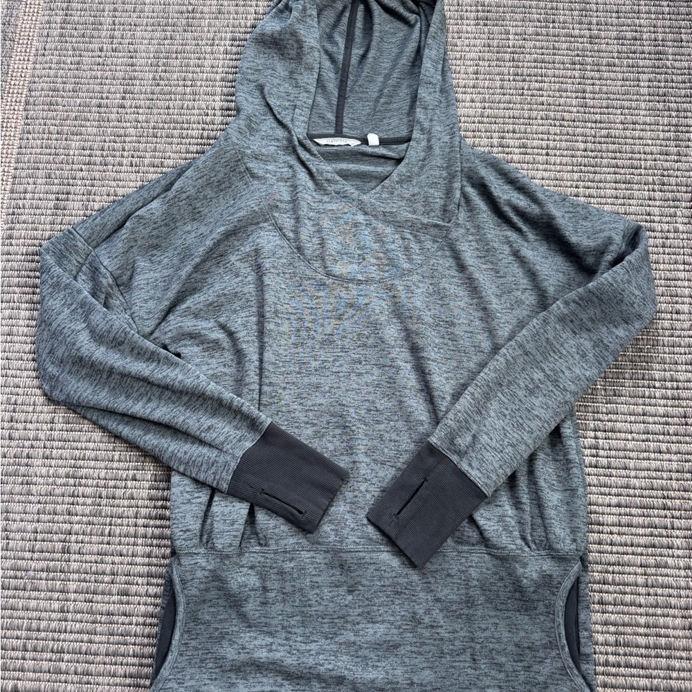 Athleta Charcoal Heather Hoodie